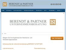 Tablet Screenshot of berendt-partner.de